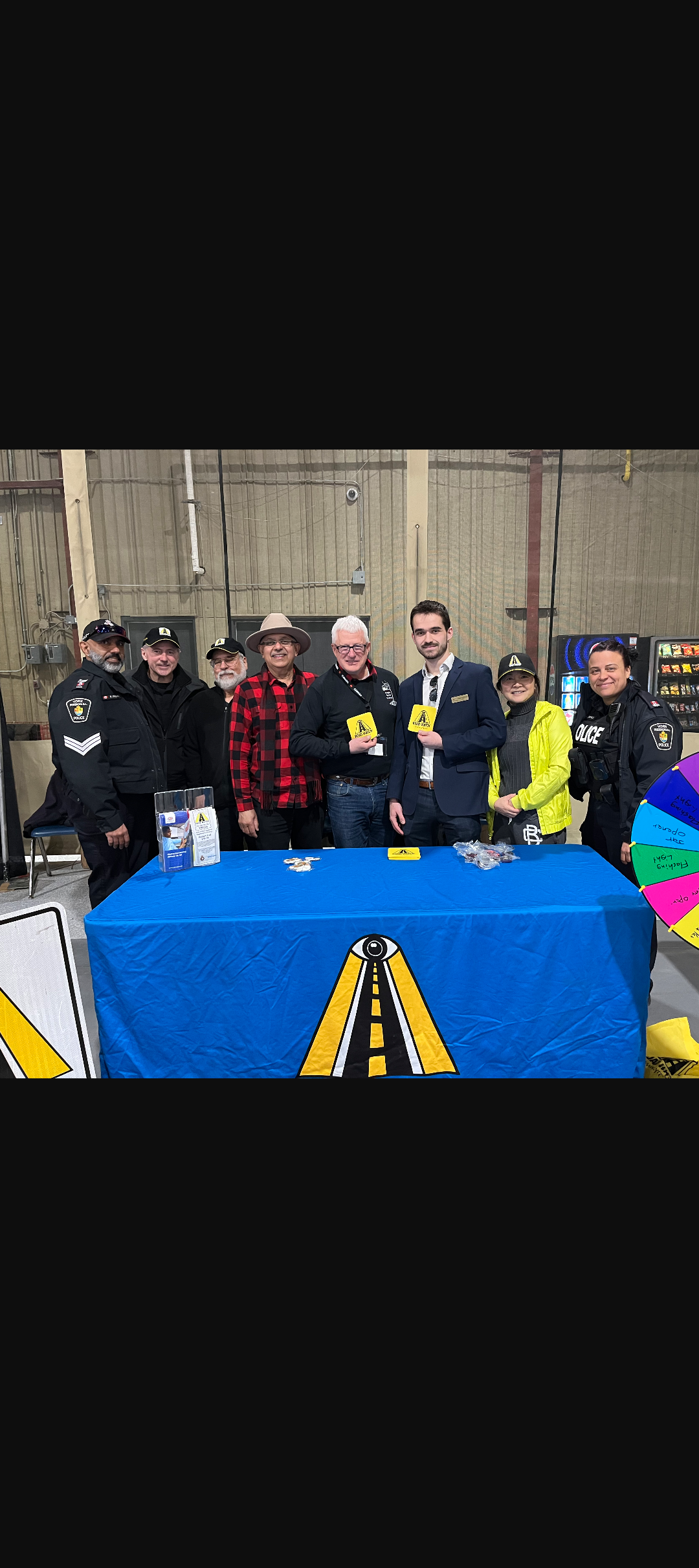 Marty Paulin with Mayor David West at the Maple Syrup Festival